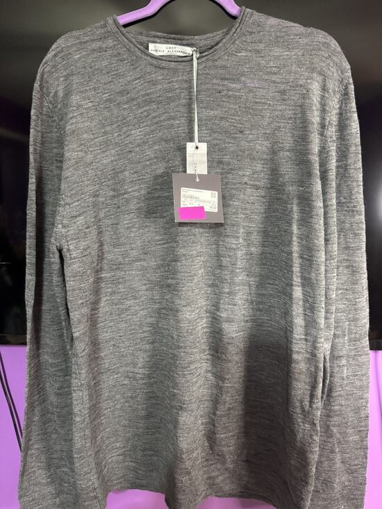 Daniele Alessandrini Other - Daniele Alessandrini Men's Grey Knit Sweater Size XL New